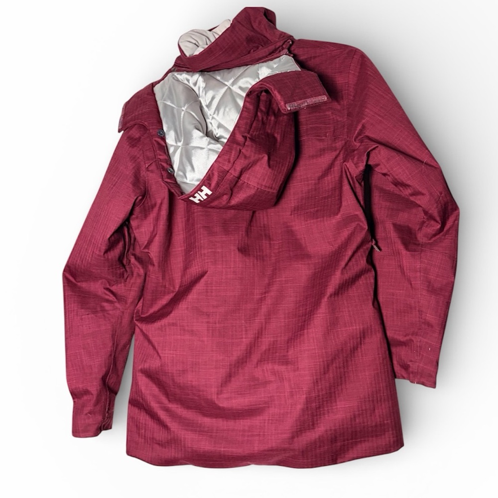 Helly Hansen Jacket Burgundy Insulated Ski Jacket (As is) - Picture 10 of 13